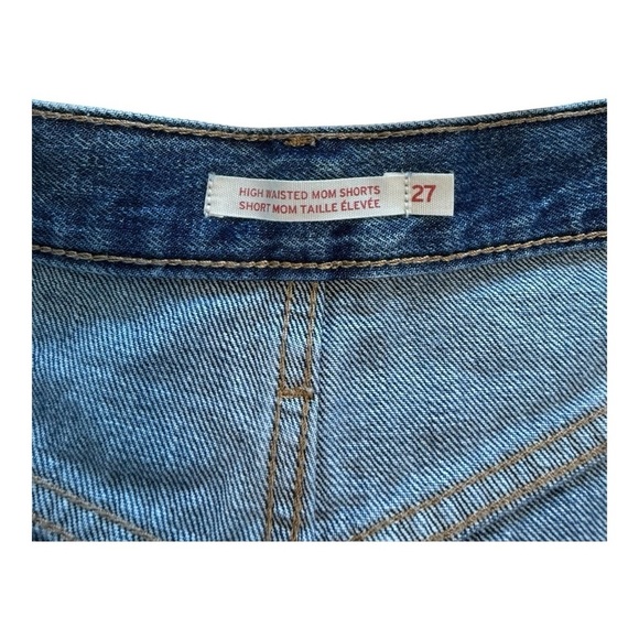 Levi’s High Waisted Mom Women’s Shorts - Size 27 - Picture 5 of 13